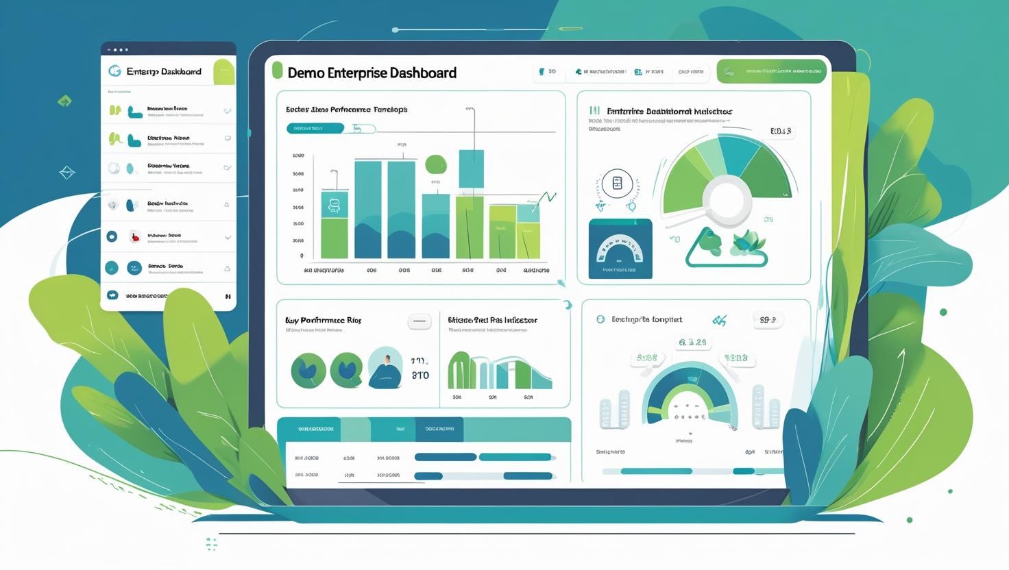 Enterprise dashboard interface